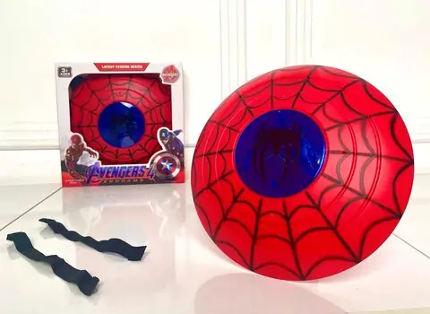 Spiderman Shield Toy For Kids MYX088-A1 MARVEL-ის სუპერგმირი ადამიანი ობობის ფარი