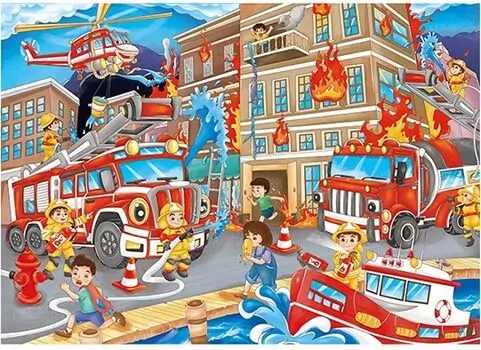 მუყაოს ფაზლი Fire engine 200 pcs