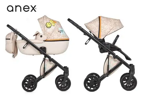 Anex E/type 2x1 Joy x Smiley საბავშვო ეტლის კომპლექტი Limited Edition
