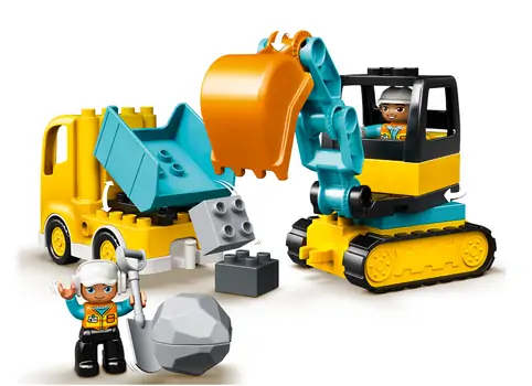 LEGO DUPLO 10931 Truck & Tracked Excavator, 5 image