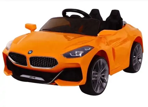 BMW Z4 Orange - ელექტრო მანქანა კაუჩუკის საბურავებით და ტყავის სავარძლით