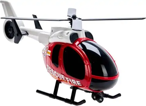 Police Helicopter And Car Play Set - სათამაშო ვერტმფრენი და მანქანა, 5 image