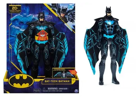 BAT-TAC BATMAN FIGURE WITH SOUND AND LIGHT  სათამაშო სუპერგმირი