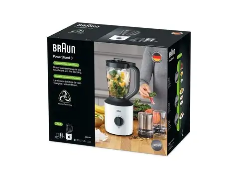 ბლენდერი / ჩოფერი BRAUN JB3100WH, 4 image