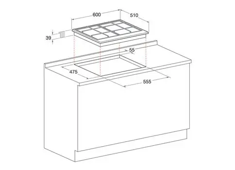 ქურის ზედაპირი HOTPOINT ARISTON PCN 641 /HA(BK), 2 image