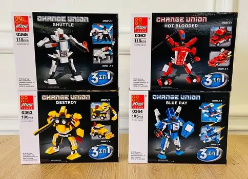 Change Union 0399  3 in 1  ​BLUE RAY 0364  საბავშვო კონსტრუქტორი, 6 image