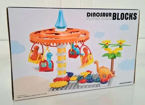 dinosaur flying chair blocks 222-B103 საბავშვო კონსტრუქტორი