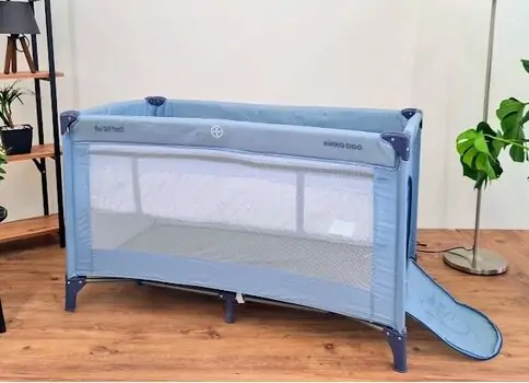 KikkaBoo So Gifted Blue 2 levels საწოლ-მანეჟი, 2 image
