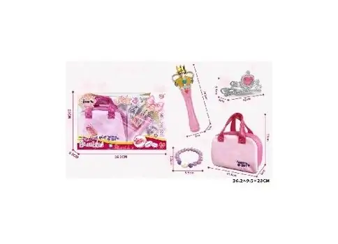 Kids Makeup Role Play Set with Handbag-ბავშვთა მაკიაჟის როლური სათამაშო ნაკრები ჩანთით, 2 image