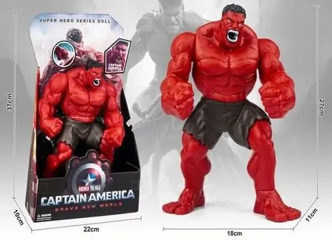 The Red Giant Hulk Figure - ჰალკის ფიგურა