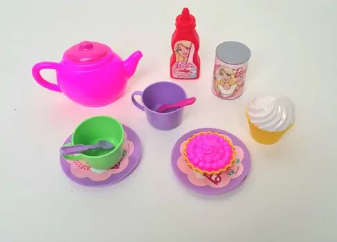 Dede 03474 BARBIE PICNIC BAG სათამაშო სამზარეულოს აქსესუარები, 4 image
