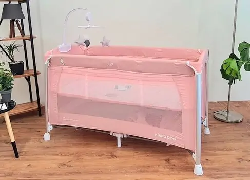 KikkaBoo Dessine Moi Pink საწოლ მანეჟი, 3 image