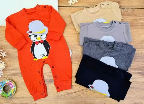 Baby Penguin Romper რომპერი