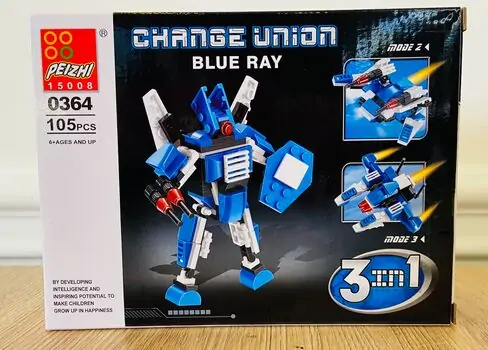 Change Union 0399  3 in 1  ​BLUE RAY 0364  საბავშვო კონსტრუქტორი