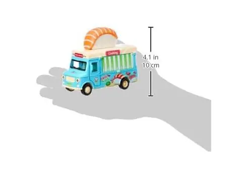 Fruit Sushi Pull Back Truck - სათამაშო მექანიკური მანქანა, 4 image