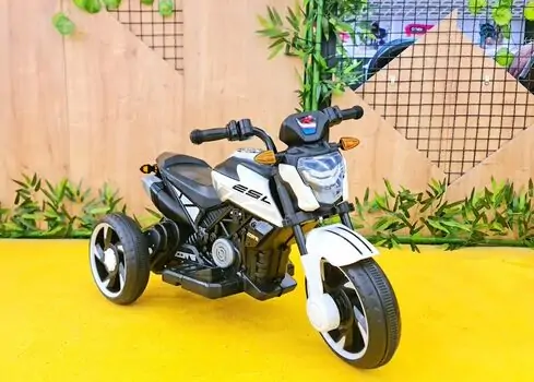 Kids Moto White - საბავშვო ელექტრო მოტოციკლი