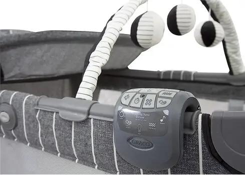 Graco CONTOUR ELECTRA SUITS ME ორ დონიანი საწოლ-მანეჟი, 5 image
