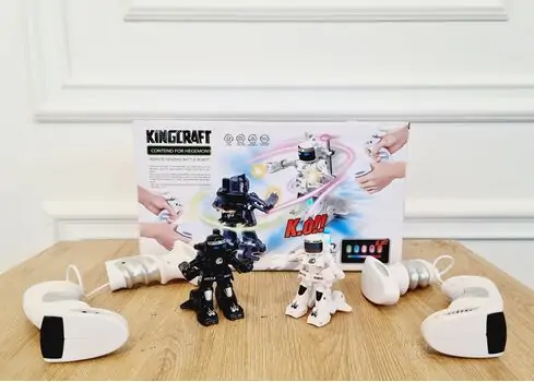 სათამაშო ბოქსიორი რობოტი- BATTLE ROBOTS