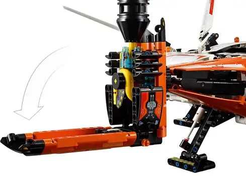 Lego Technic 42181 VTOL Heavy Cargo Spaceship LT81, 6 image