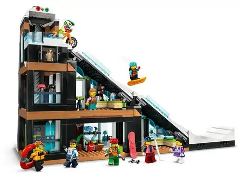 Lego City 60366 Ski and Climbing Center, 4 image