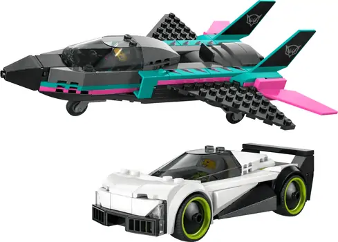 Lego City 60489 Jet vs. Car, 2 image