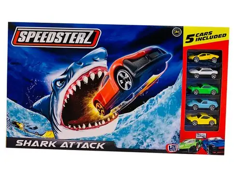 Speedsterz Dino Attack სათამაშო ტრეკი 5 მანქანით 1417212, 2 image