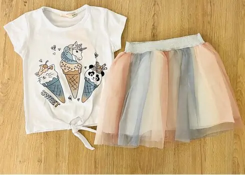Sweet Ice Cream Set საბავშვო ტანსაცმლის ნაკრები BABYROSE 3788 Blue