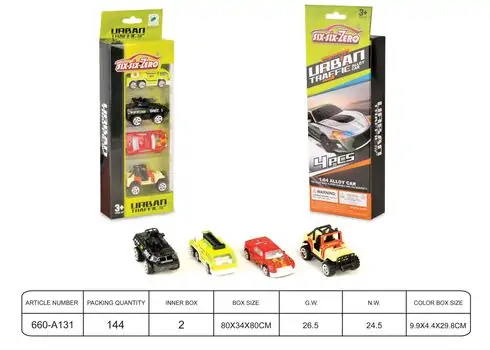 Urban Car Set - სათამაშო მანქანების ნაკრები