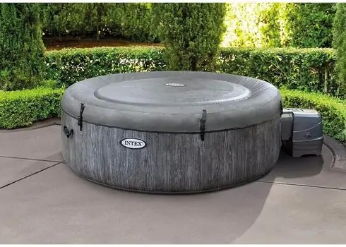 Intex 28442 6-Person Greywood Deluxe Round Bubble Spa Set - გასაბერი ჯაკუზი, 3 image