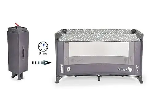 Moni Safari  graphite საბავშვო მანეჟი, 4 image