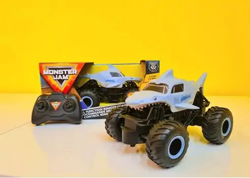 MONSTER JAM BLUE საბავშვო სათამაშო მანქანა დისტანციური მართვით, 2 image
