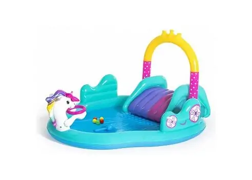 Bestway 53097-Magical Unicorn Carriage Play Center გასართობი ცენტრი, 2 image