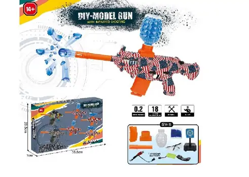 Diy-Model Gun WIth Infrared Shooting - სათამაშო თოფი ინფრაწითელი სამიზნით