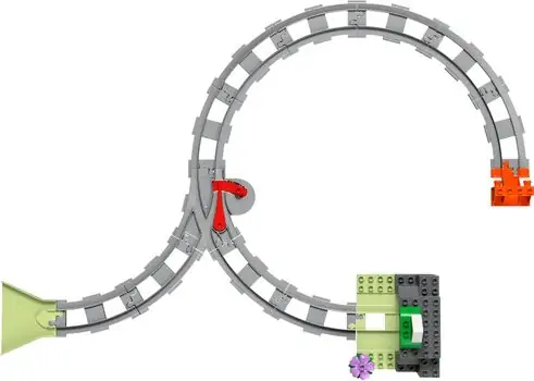 Lego Duplo 10425 Train Tunnel and Tracks Expansion Set, 5 image