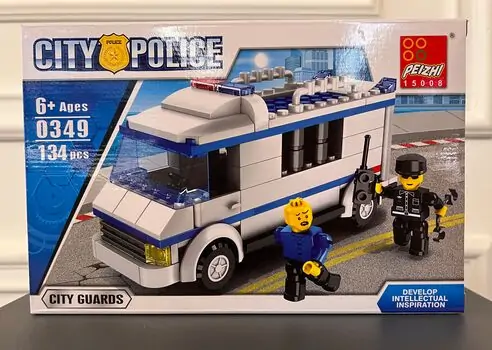 PEIZHI CITY POLICE საბავშვო კონსტრუქტორი