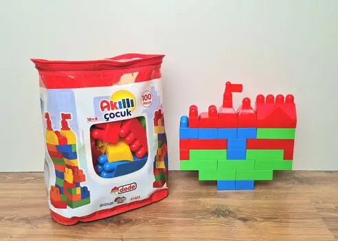 Dede 01023 BRIO BLOCKS 100 Pcs სათამაშო კონსტრუქტორი, 5 image