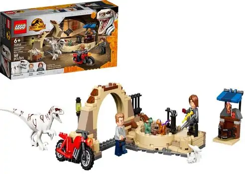 LEGO Jurassic World 76945 Atrociraptor Dinosaur Bike Chase