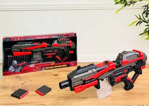 Cool Shooting Game Gun Set - სათამაშო თოფი, 2 image