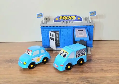 Dede 03322 POLICE  ROAD SET 48 PCS სათამაშო ტრასა, 6 image
