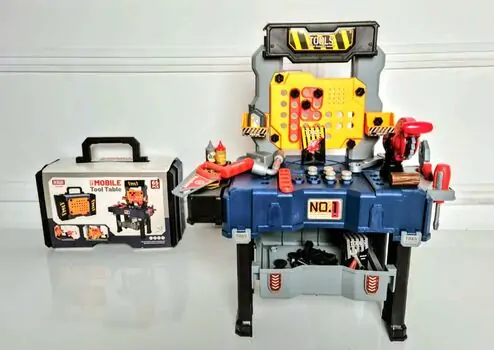 Mobile Tool Set For Kids Blue 8035B სათამაშო ინსტრუმენტების ნაკრები, 2 image