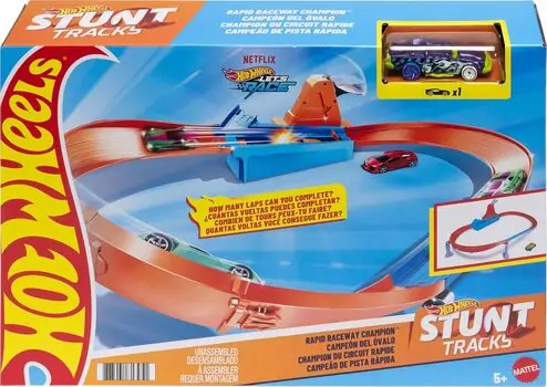 Hot Wheels Rapid Raceway Champion Play Set - საბავშვო სათამაშო ტრასა, 6 image