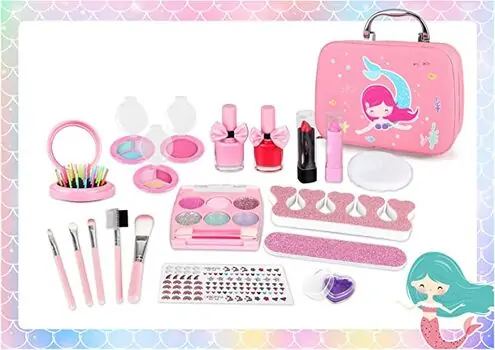 GIRLS DIY COSMETICS  CHILDREN MAKEUP KIT 2104I სათამაშო კოსმეტიკის ნაკრები, 3 image