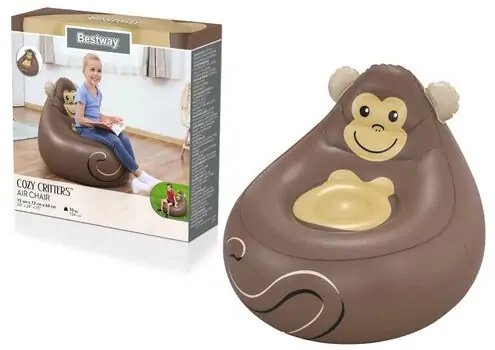 Bestway 75116 Cozy Critters Air Chair  - გასაბერი სავარძელი, 3 image