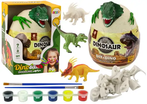 Egg With Painting DIY Dinosaurs - სათამაშო გასაფერადებელი დინოზავრი, 2 image