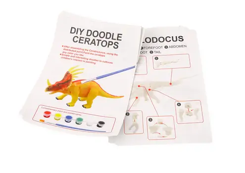 Egg With Painting DIY Dinosaurs - სათამაშო გასაფერადებელი დინოზავრი, 5 image