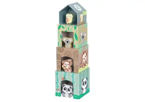 Animal Stacking Nesting Boxes Educational Toy for Kids - საბავშვო ცხოველების დასაწყობი ყუთები, 2 image