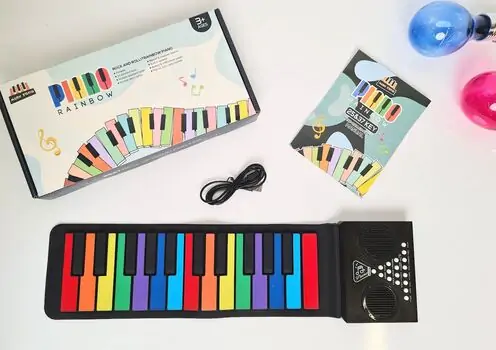 Play Rainbow Piano - სათამაშო პიანინო