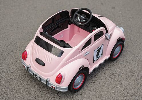 Vintage Baby Car Candy Pink - ელექტრო მანქანა, 8 image