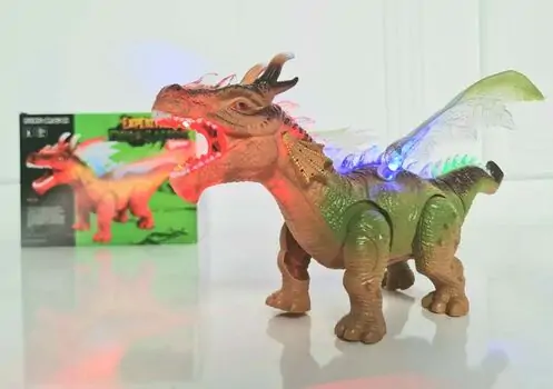 TOY DRAGON WITH LIGHTS & SOUND 3363 საბავშვო სათამაშო დრაკონი