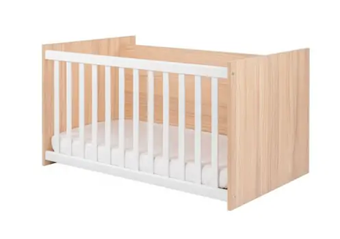 Kikkaboo Baby Cot Lorena Wood - ხის საწოლი, 2 image